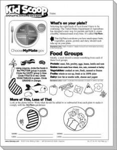 MyPlate | Kid Scoop