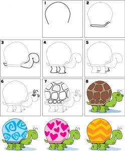How To Draw a Turtle | Kid Scoop